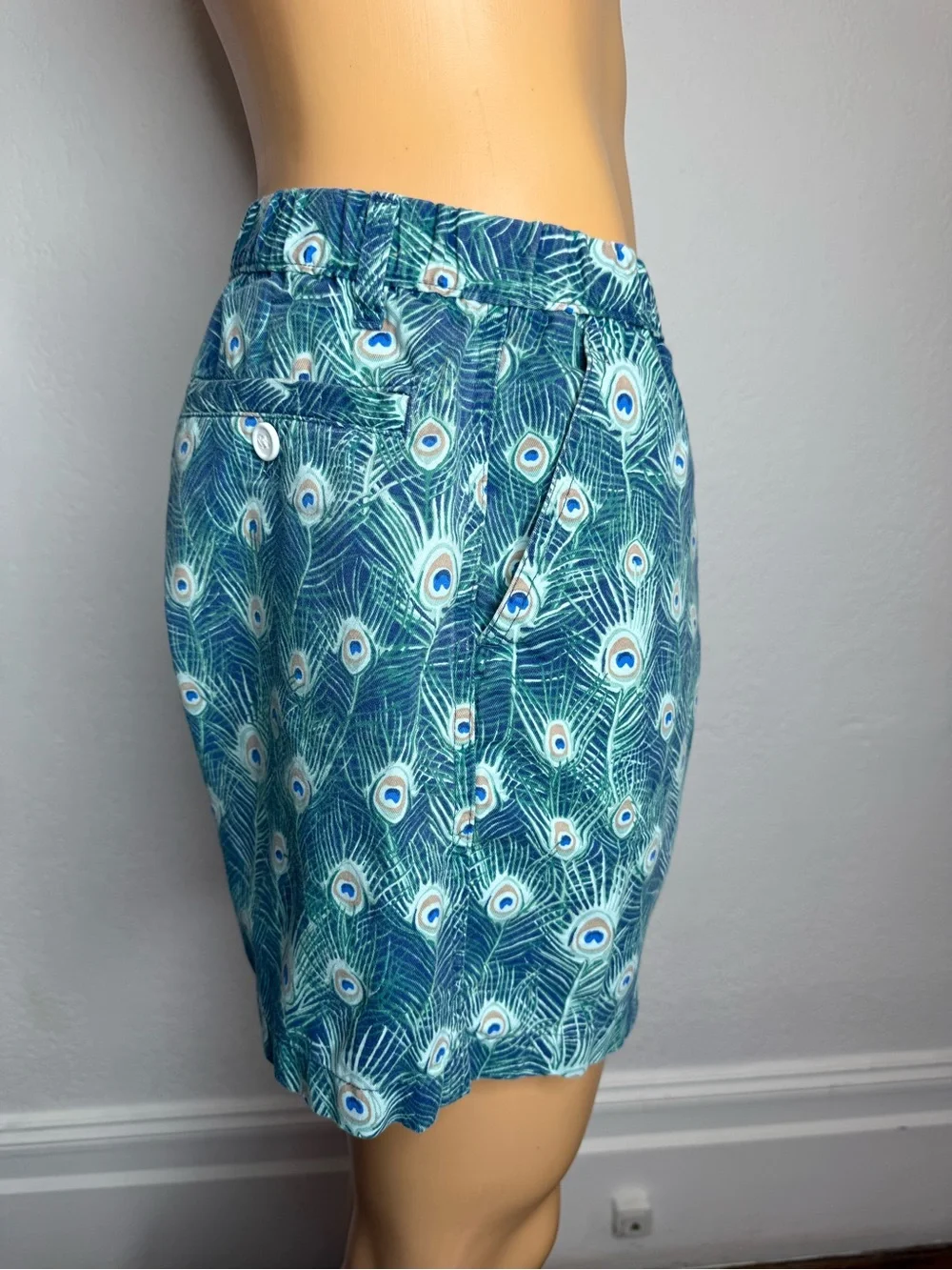 Chubbies The Peacockers Men's 5” Shorts Size Large Cotton Peacock USA Made - Picture 4 of 8